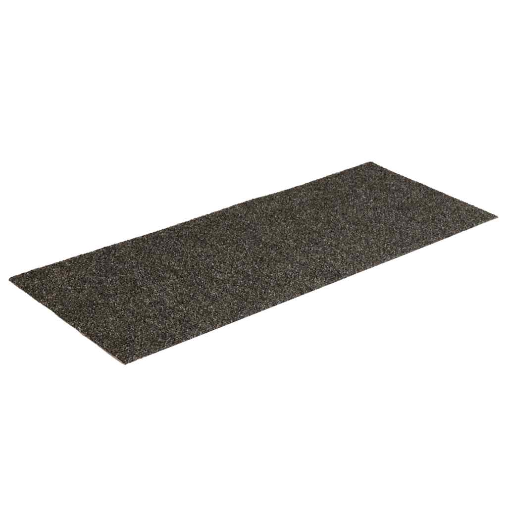 Trappematter selvklebende 15 stk 60x25 cm antrasitt rektangulære