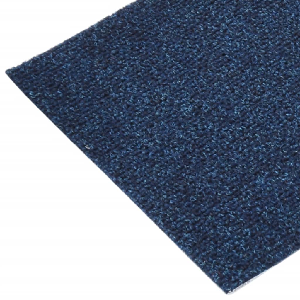 Trappematter selvklebende 15 stk 60x25 cm marineblå rektangulære