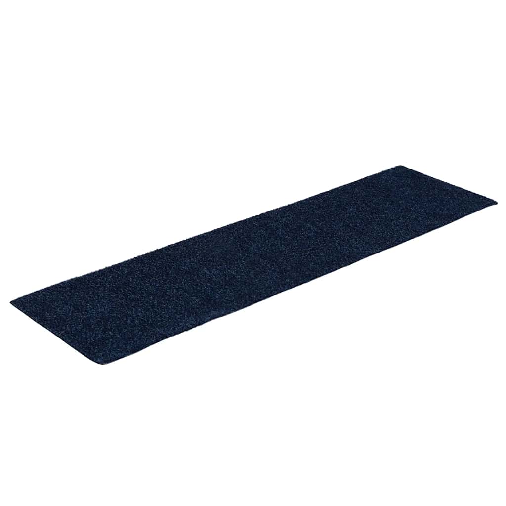 Trappematter selvklebende 15 stk 76x20 cm marineblå rektangulære