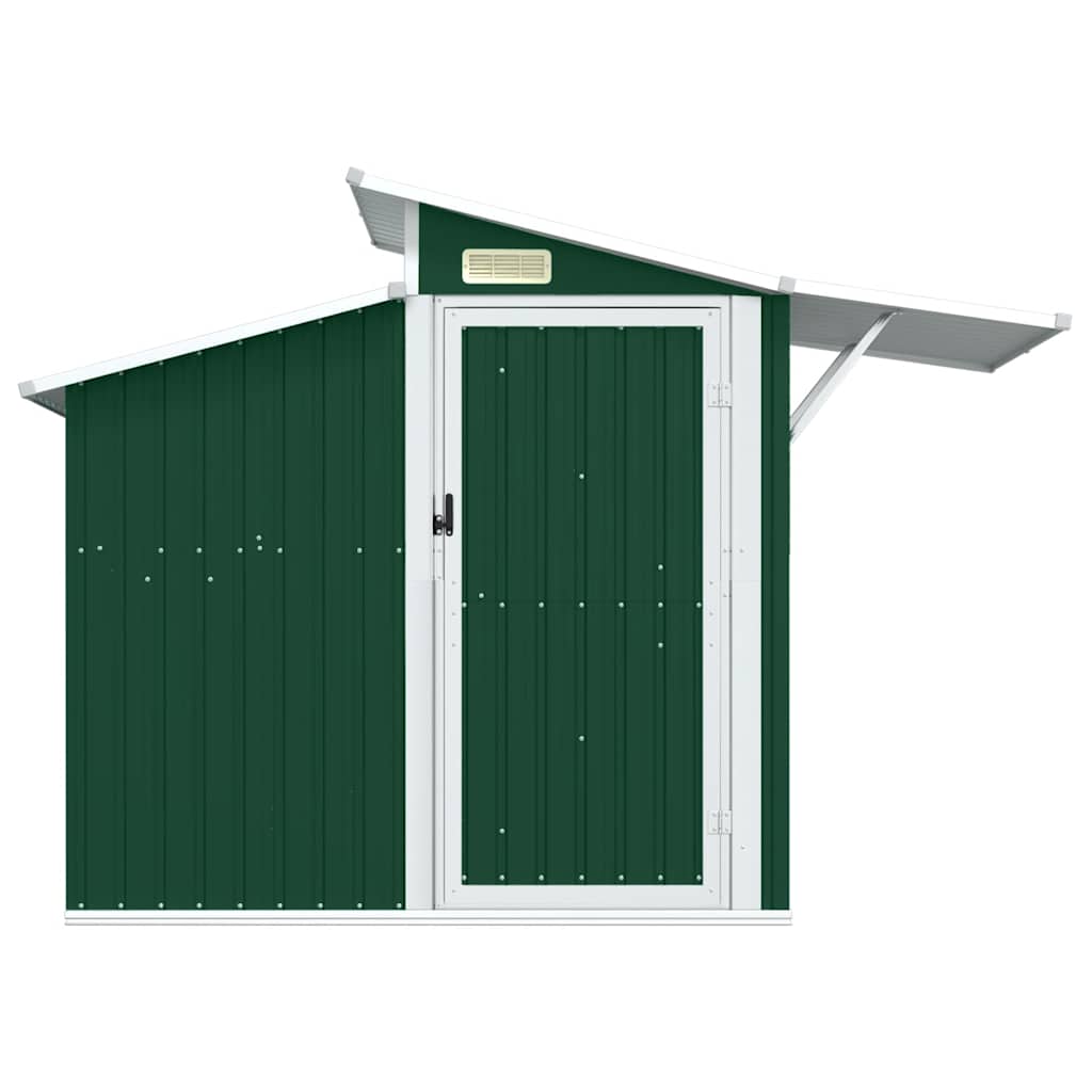 Hageskur grønn 270x130x208,5 cm galvanisert stål