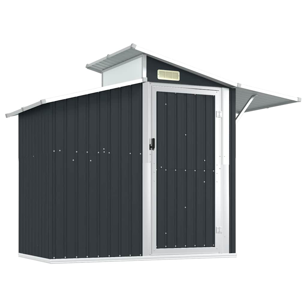 Hageskur antrasitt 270x130x208,5 cm galvanisert stål