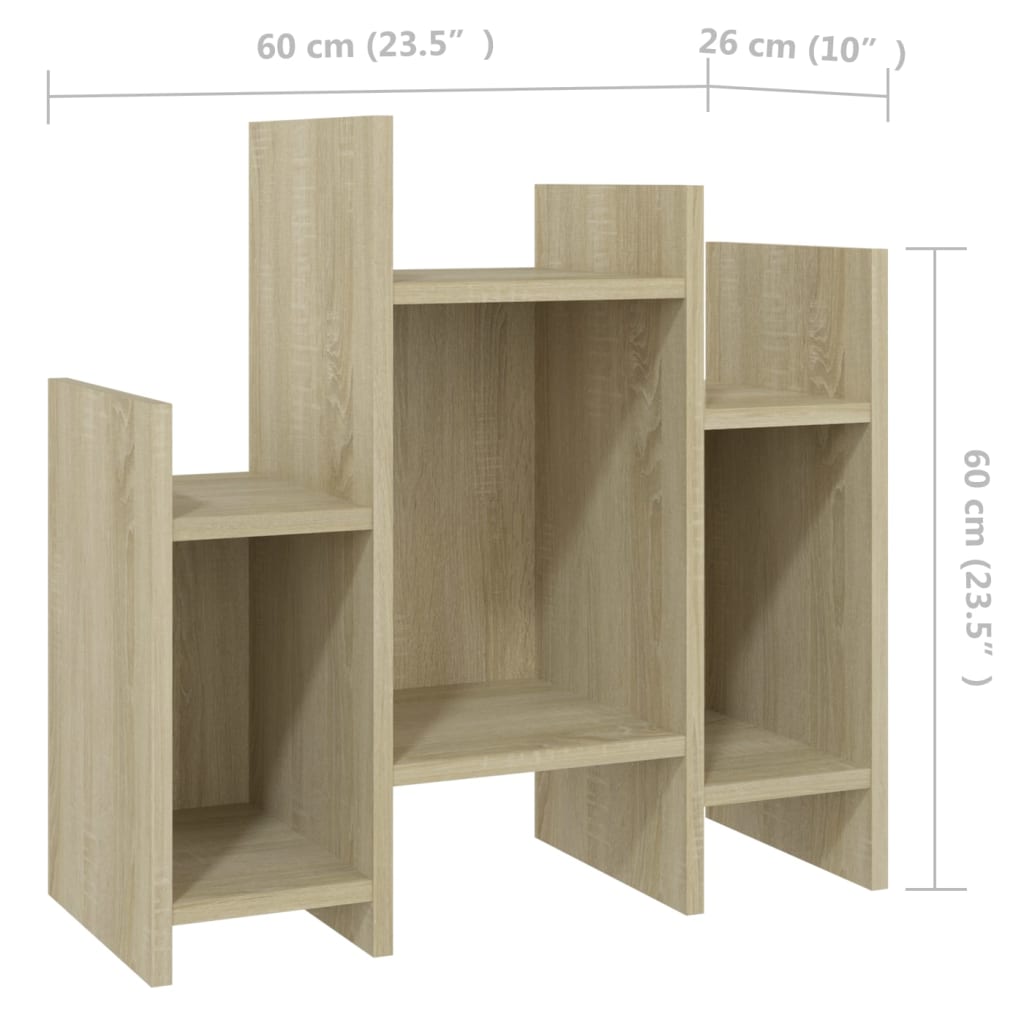 Sideskap sonoma eik 60x26x60 cm konstruert tre