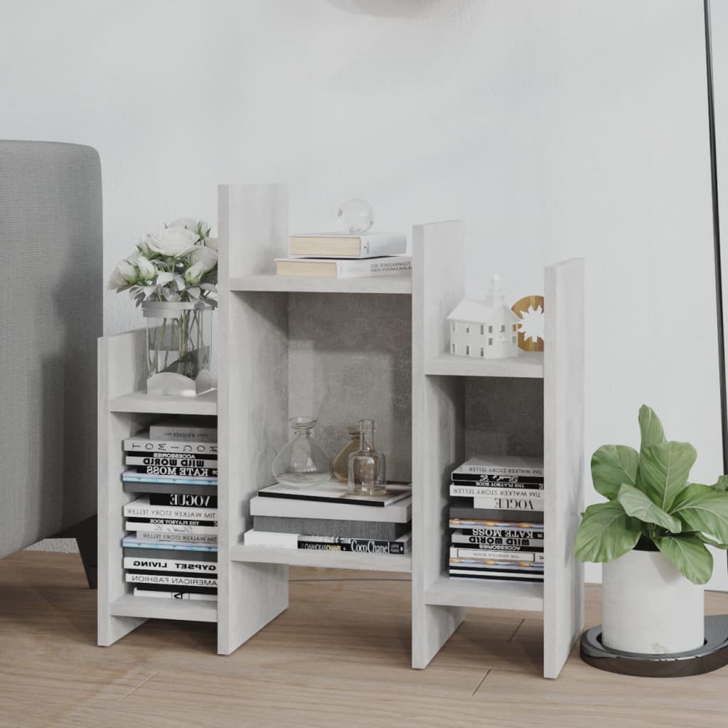 Sideskap betonggrå 60x26x60 cm konstruert tre