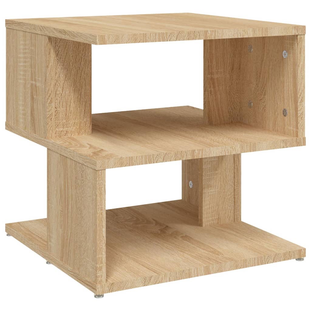 Sidebord sonoma eik 40x40x40 cm sponplate