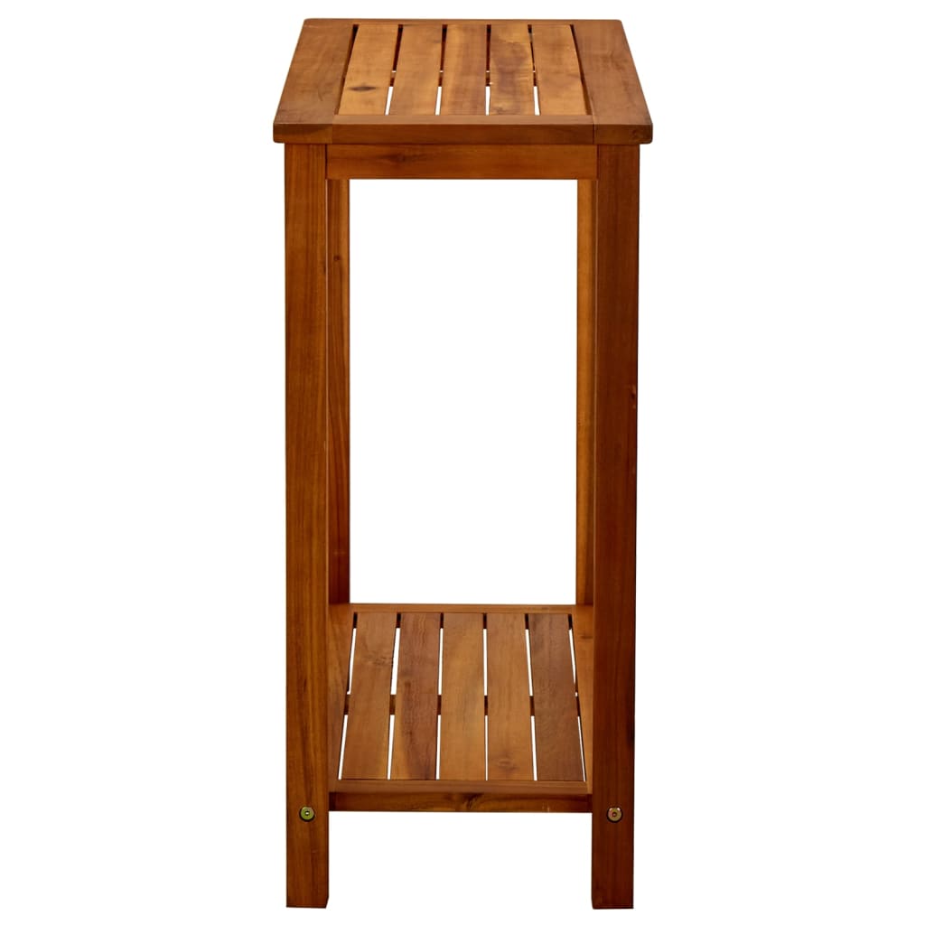Hagekonsollbord 80x35x75 cm heltre akasie