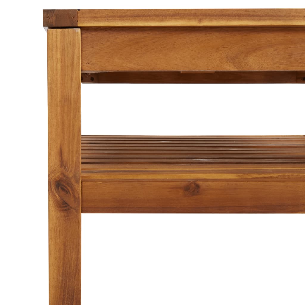 Salongbord 65x65x32 cm heltre akasie