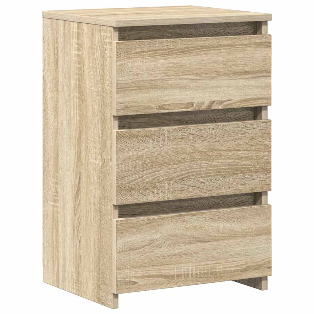 Nattbord 2 stk sonoma eik 40x35x62,5 cm konstruert tre