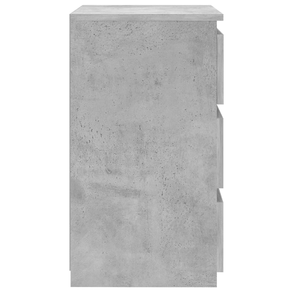 Nattbord betonggrå 40x35x62,5 cm konstruert tre