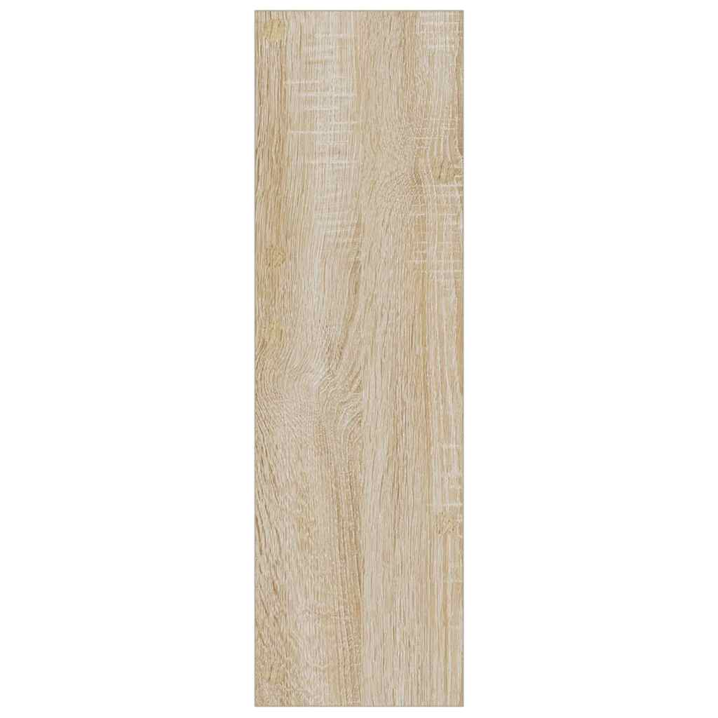Veggskoskap sonoma eik 60x18x60 cm sponplate