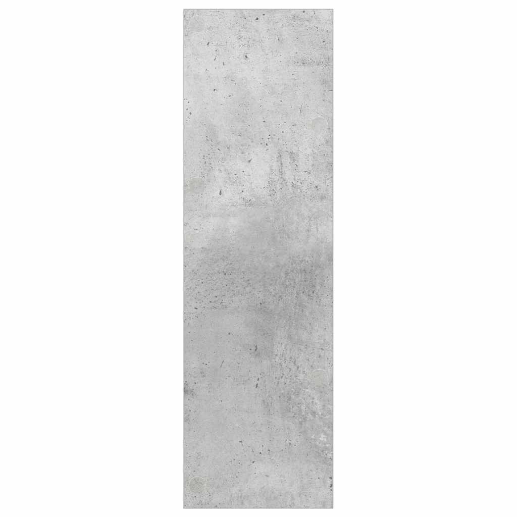 Veggskoskap betonggrå 60x18x60 cm sponplate