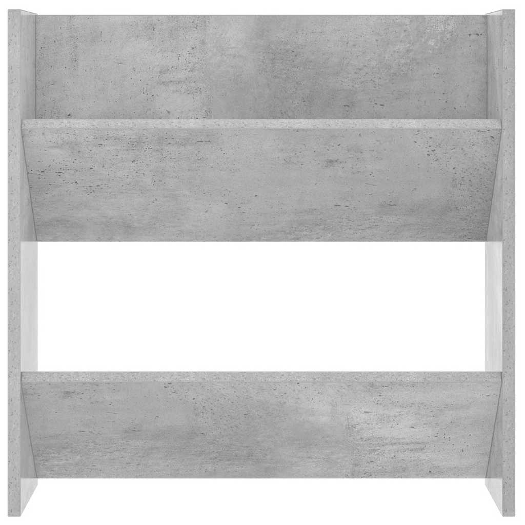 Veggskoskap 2 stk betonggrå 60x18x60 cm sponplate
