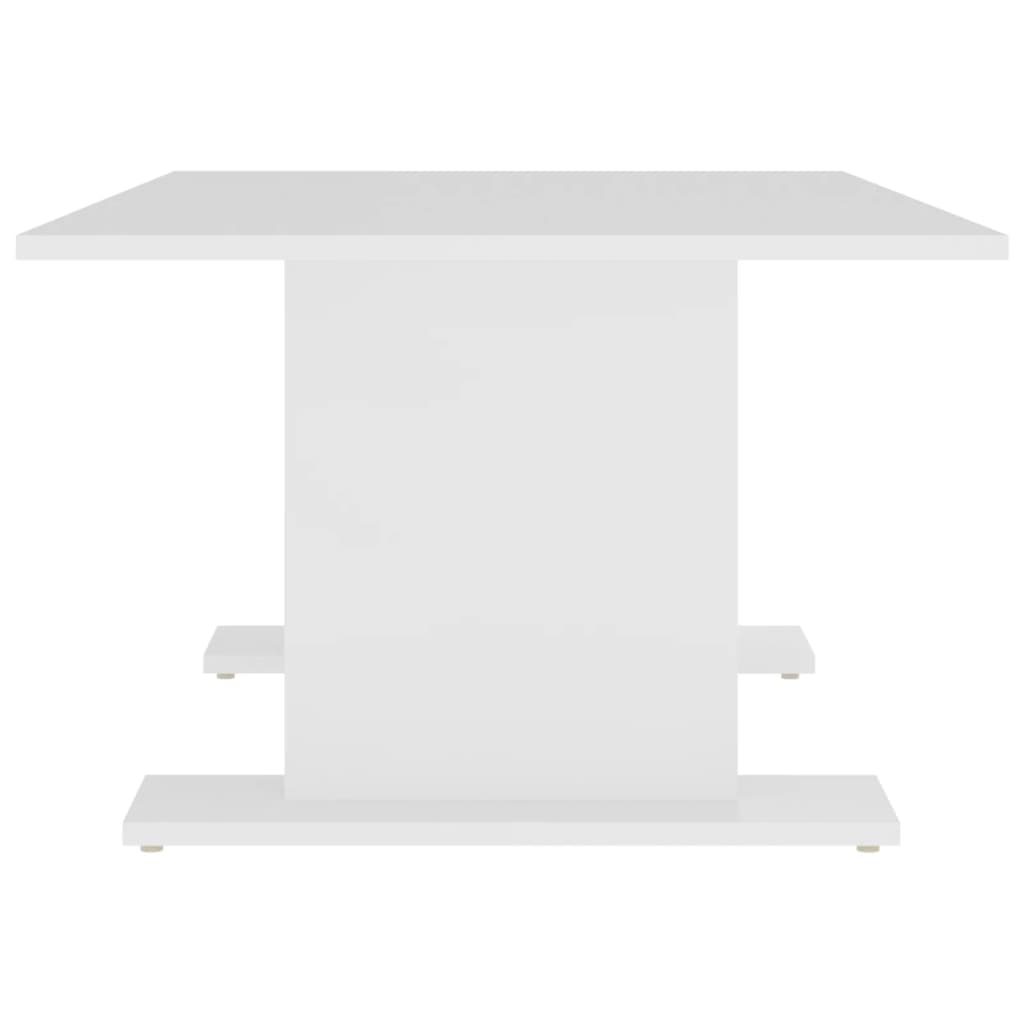 Salongbord hvit 103,5x60x40 cm konstruert tre
