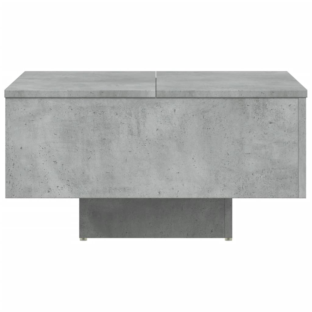 Salongbord betonggrå 60x60x31,5 cm konstruert tre