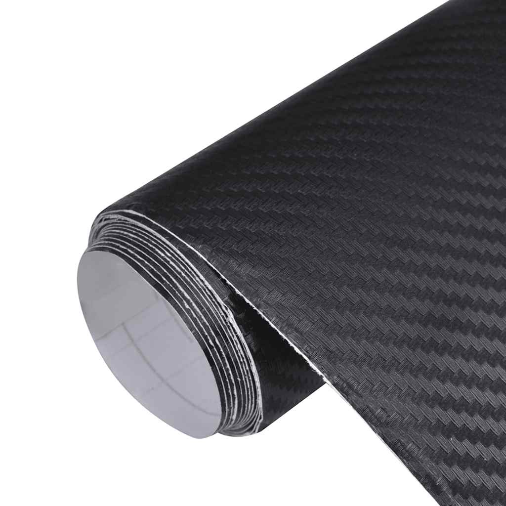 Bilfolier 2 stk 3D svart 100x150 cm