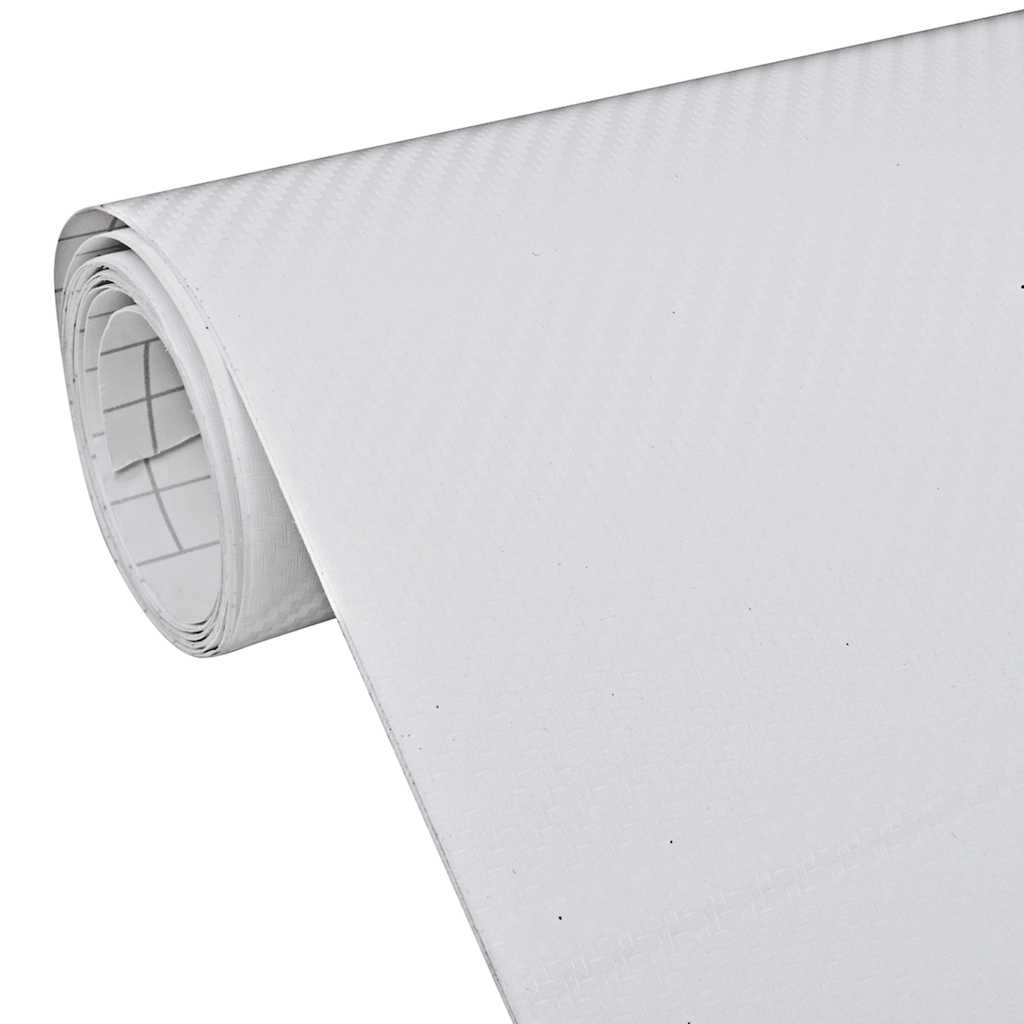 Bilfolier 2 stk 3D hvit 100x150 cm