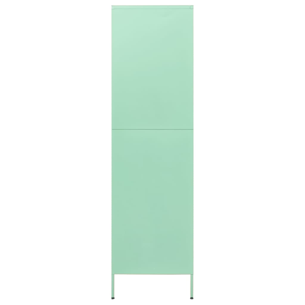 Garderobe mint 90x50x180 cm stål
