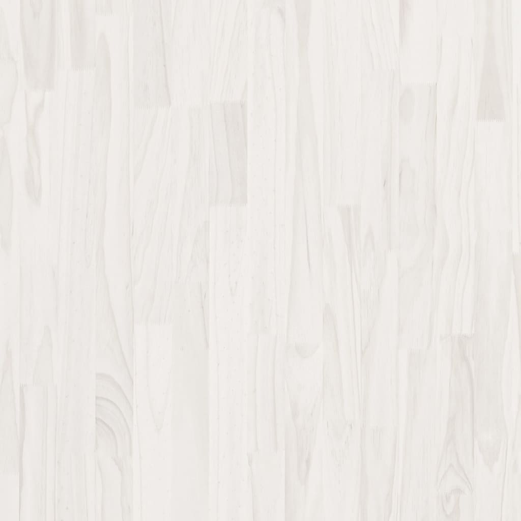 Høyskap hvit 80x30x210 cm heltre furu