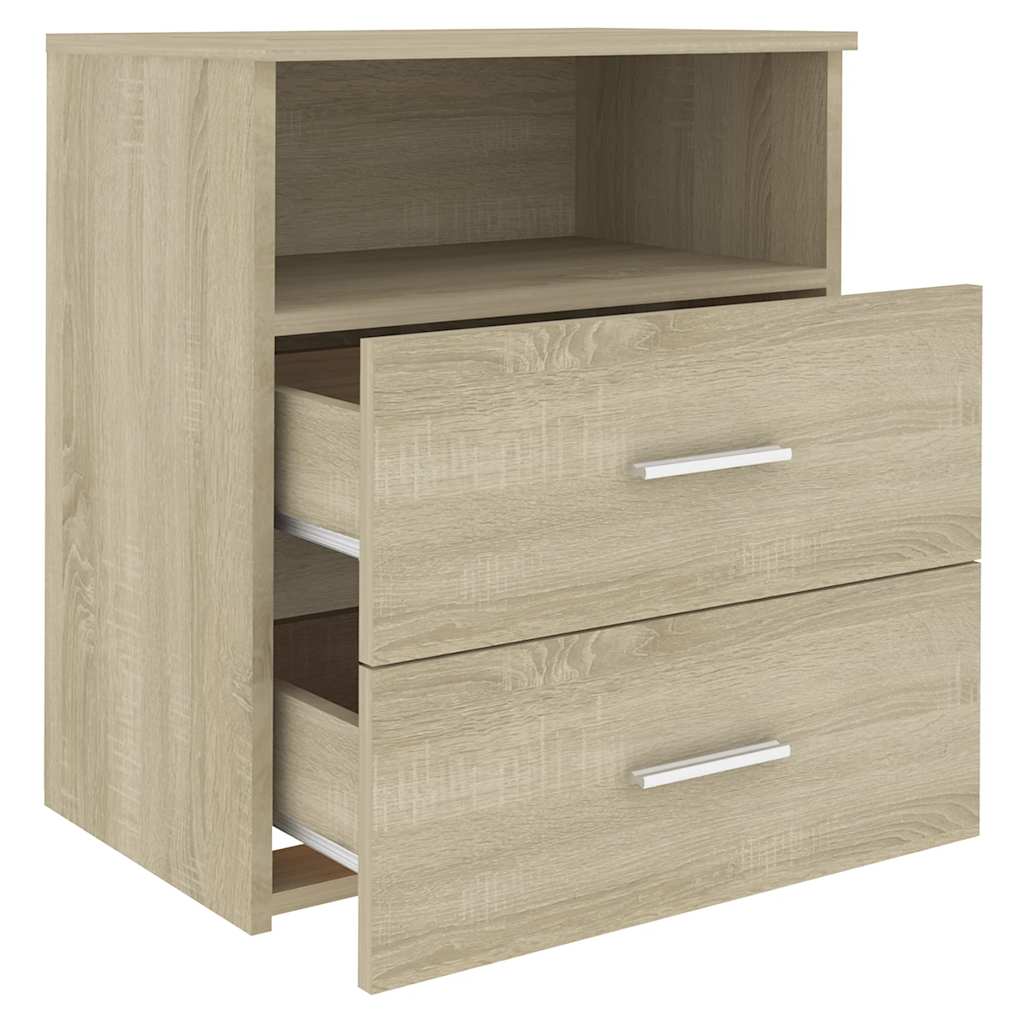 Nattbord sonoma eik 50x32x60 cm