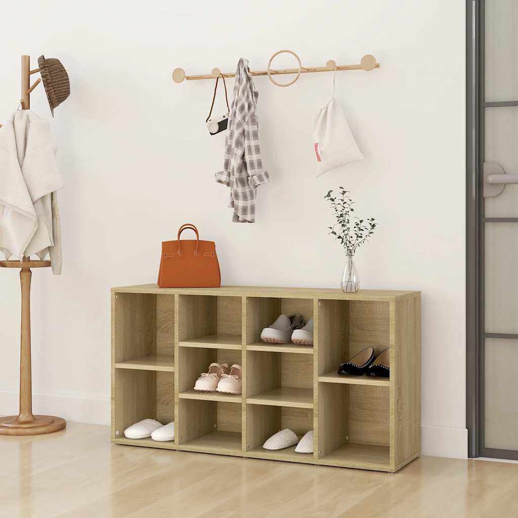 Skobenk sonoma eik 103x30x55 cm konstruert tre