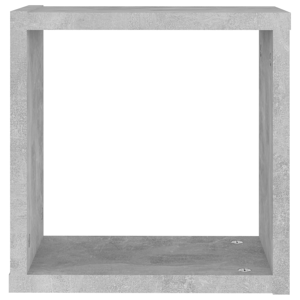 Vegghyller kubeformet 6 stk betonggrå 30x15x30 cm