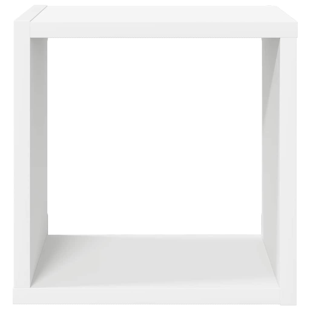 Vegghyller kubeformet 6 stk hvit 26x15x26 cm