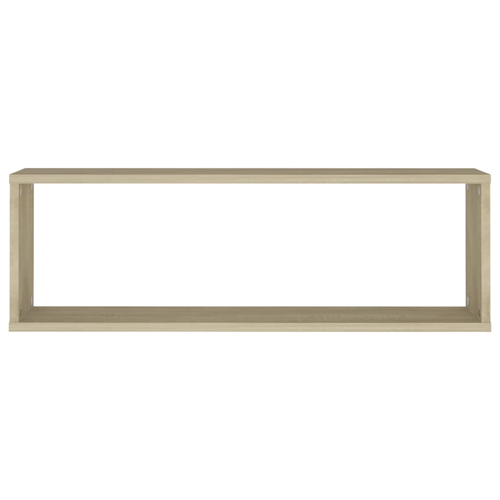 Vegghyller kube 4 stk sonoma eik 80x15x26,5 cm konstruert tre