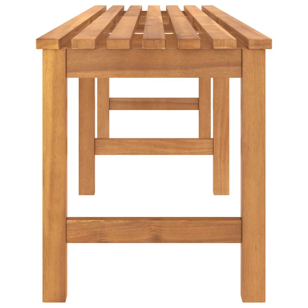 Hagebenk 180 cm heltre teak vidaXL