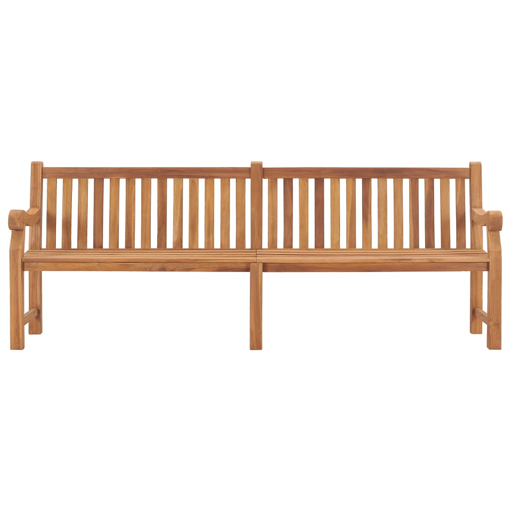 Hagebenk 228 cm heltre teak vidaXL