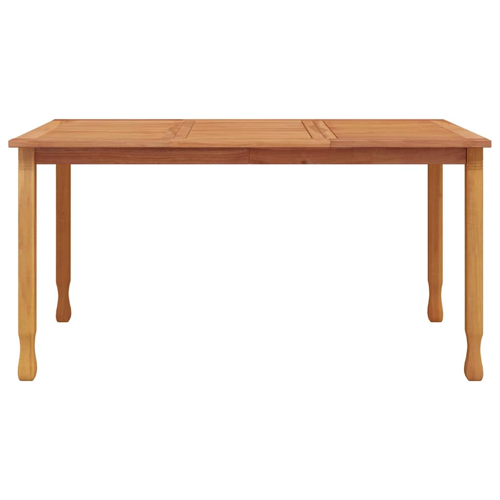 Utendørs spisebord 150x90x75 cm heltre teak