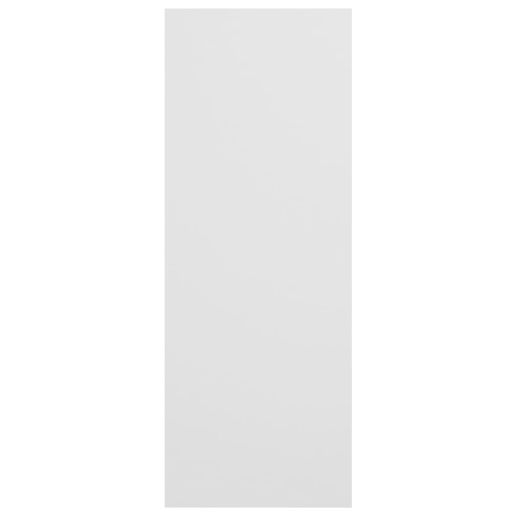 Konsollbord hvit 78x30x80 cm konstruert tre