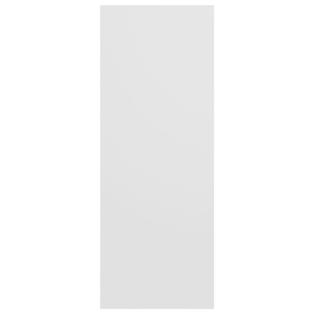 Konsollbord hvit 105x30x80 cm konstruert tre