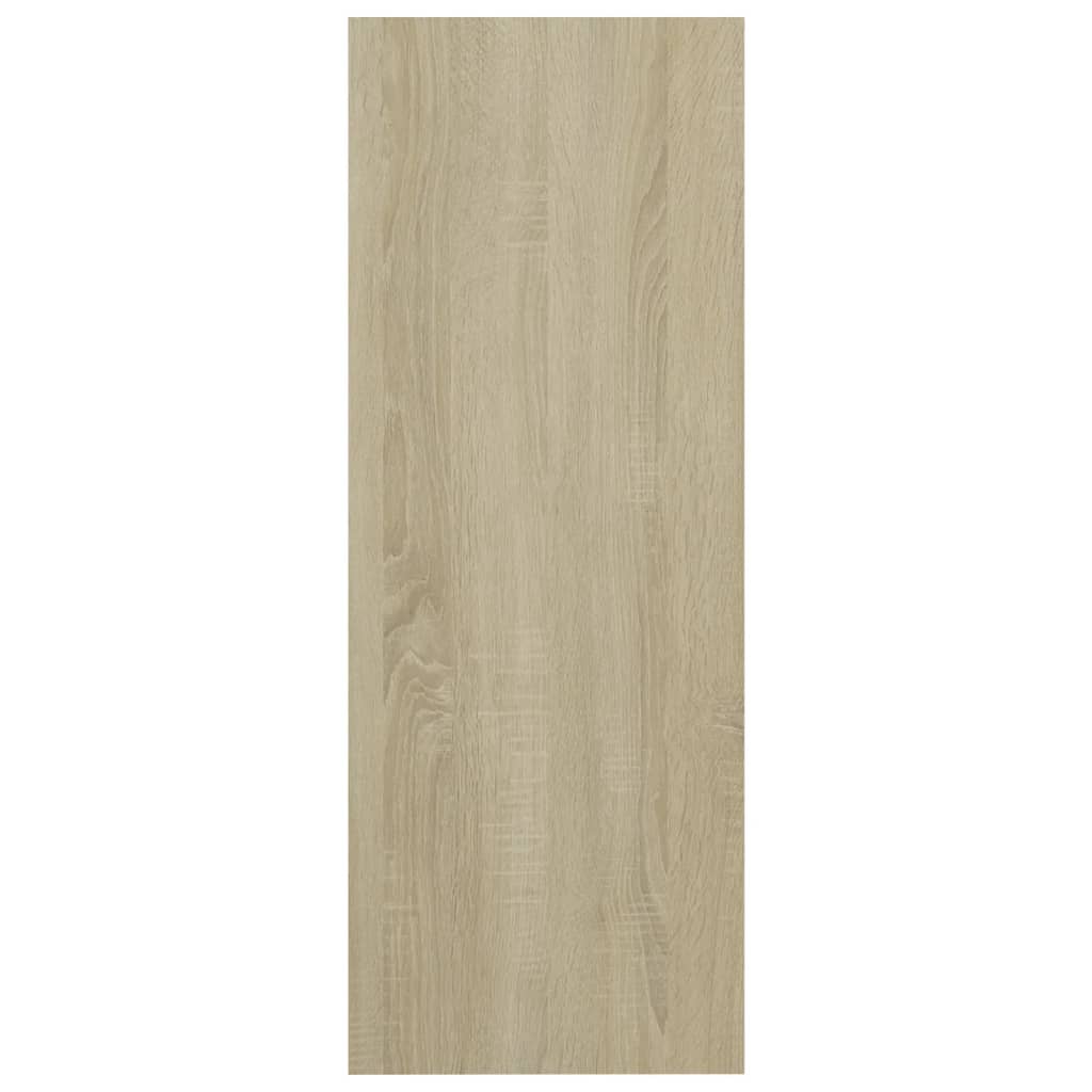 Konsollbord sonoma eik 105x30x80 cm konstruert tre