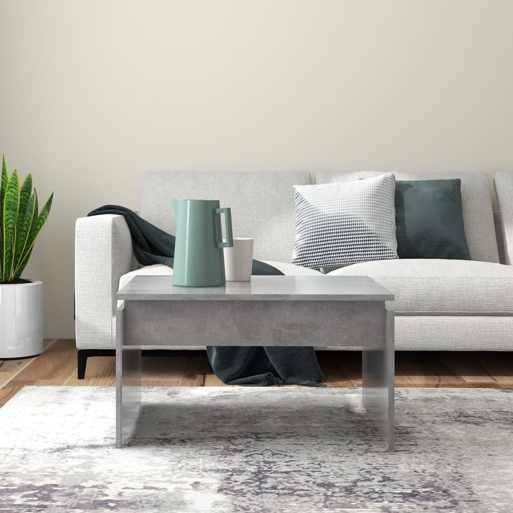 Salongbord betonggrå 68x50x38 cm konstruert tre vidaXL