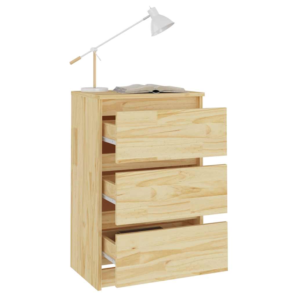 Nattbord 40x29,5x64 cm heltre furu