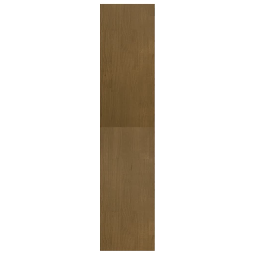 Bokhylle/romdeler honningbrun 40x30x135,5 cm heltre furu
