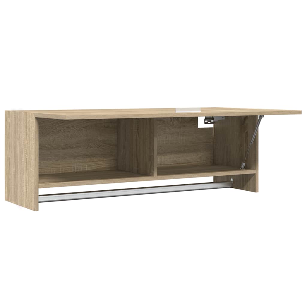 Garderobe sonoma eik 100x32,5x35 cm konstruert tre