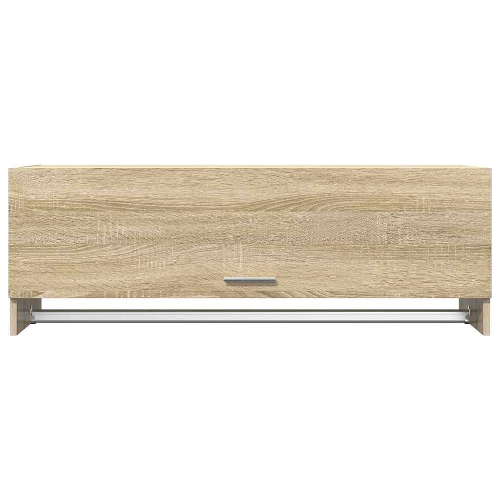 Garderobe sonoma eik 100x32,5x35 cm konstruert tre