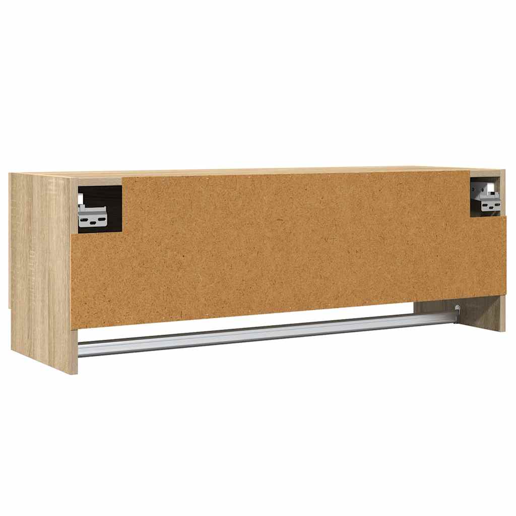 Garderobe sonoma eik 100x32,5x35 cm konstruert tre