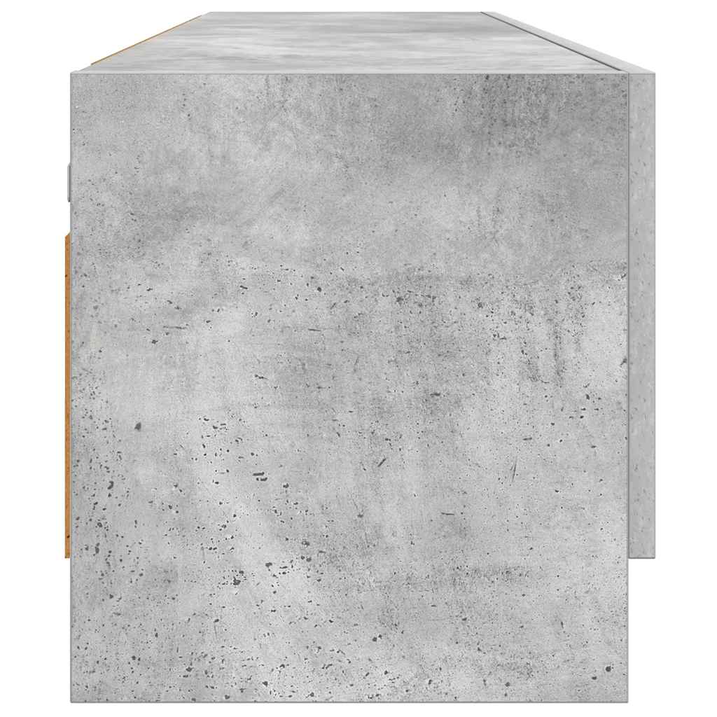 Garderobe betonggrå 100x32,5x35 cm konstruert tre
