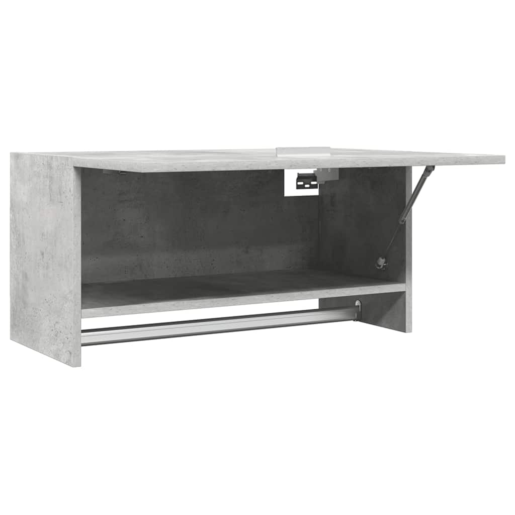 Garderobe betonggrå 70x32,5x35 cm konstruert tre