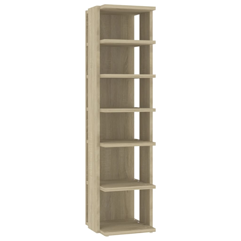 Skoskap sonoma eik 2 stk 27,5x27x102 cm