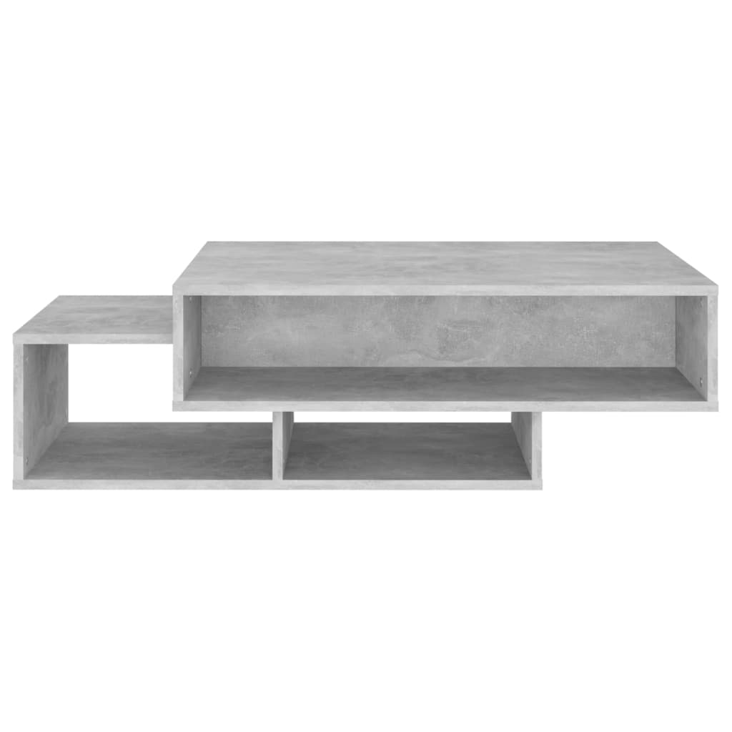 Salongbord betonggrå 105x55x32 cm konstruert tre