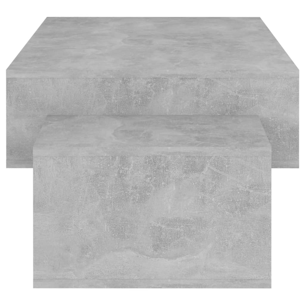 Salongbord betonggrå 105x55x32 cm konstruert tre