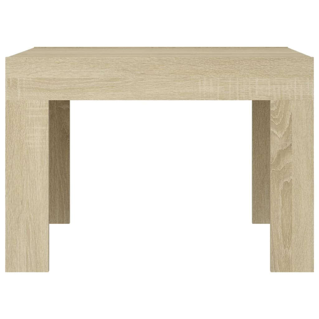 Salongbord sonoma eik 50x50x35 cm konstruert tre