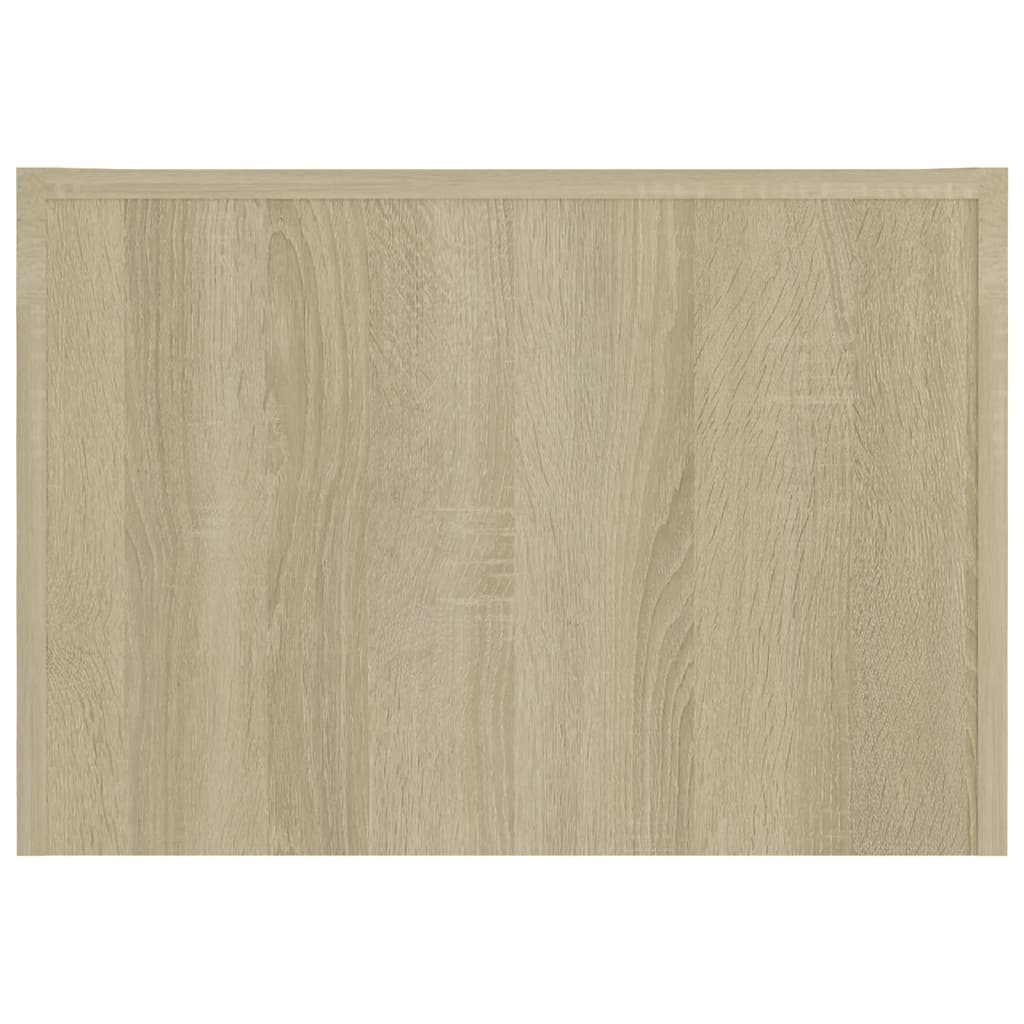 Salongbord sonoma eik 50x50x35 cm konstruert tre