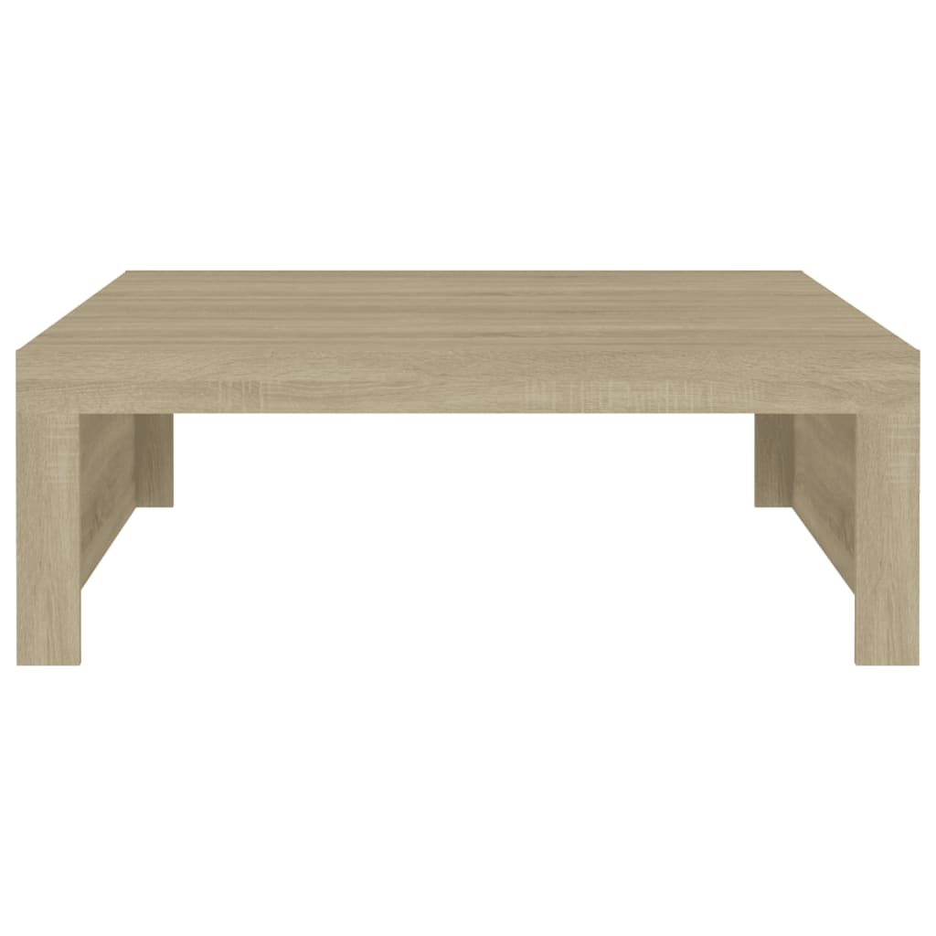 Salongbord sonoma eik 100x100x35 cm konstruert tre
