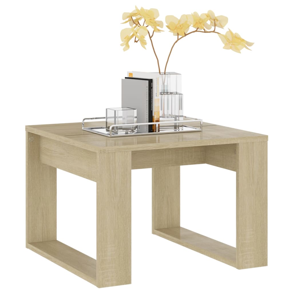 Sidebord sonoma eik 50x50x35 cm konstruert tre