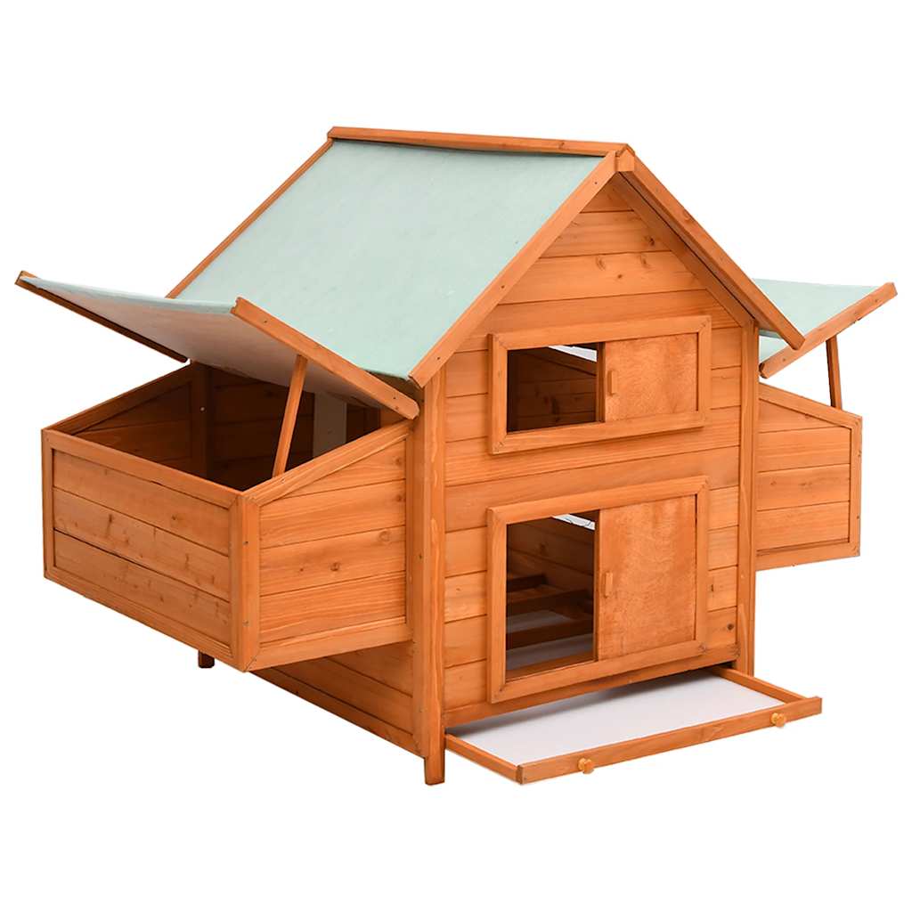 Hønsehus 150x96x110 cm heltre gran