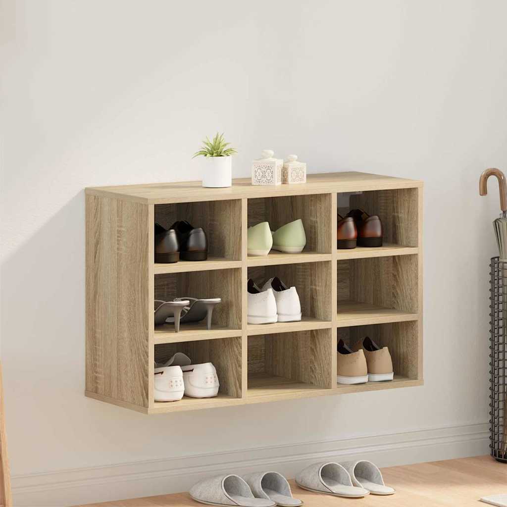 Sko Skap med hylle Sonoma eik 77,5 x 30 x 51 cm Konstruert tre