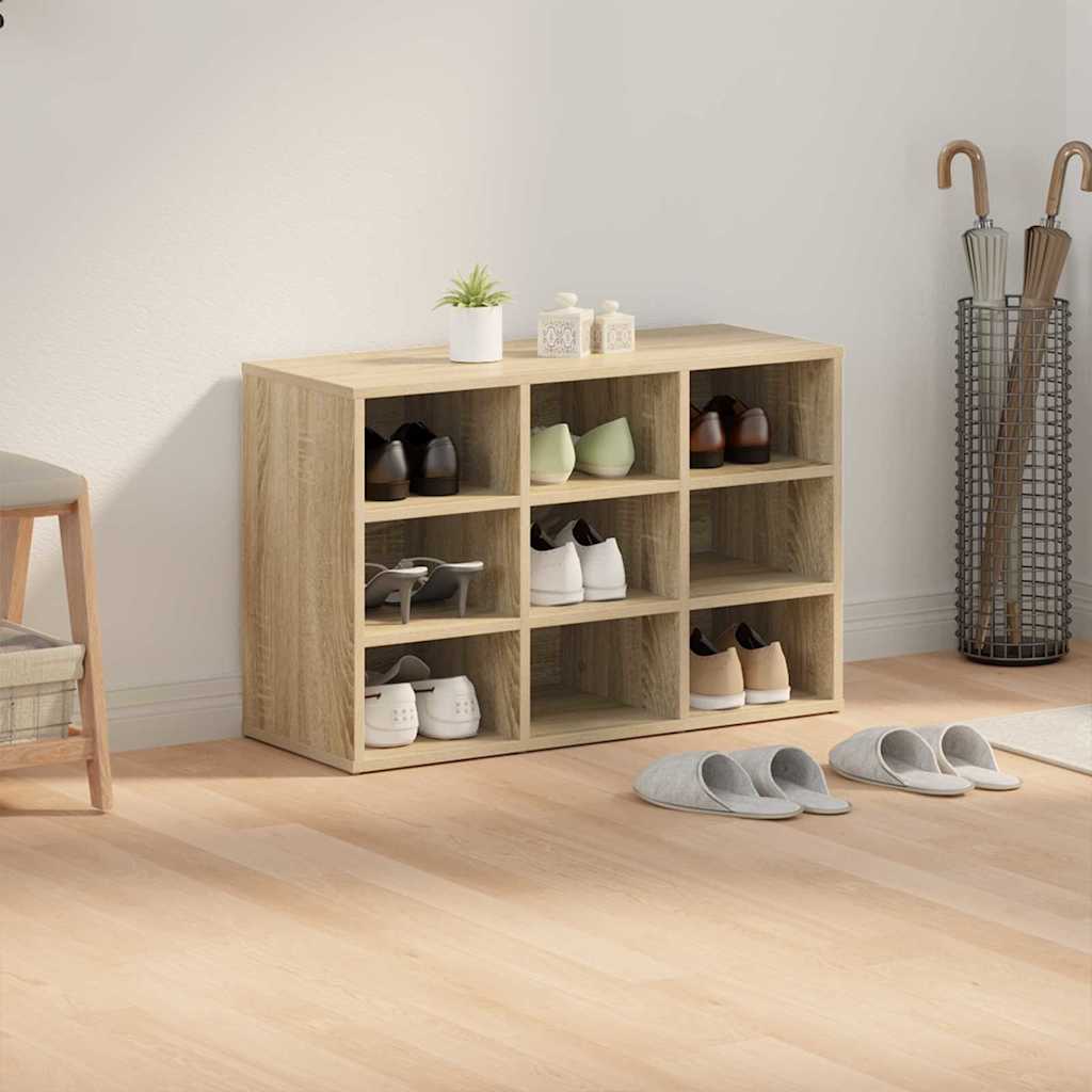 Sko Skap med hylle Sonoma eik 77,5 x 30 x 51 cm Konstruert tre